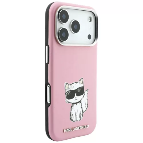  iPhone 18 Pro / 17 Pro Rózsaszín Karl Lagerfeld Smooth Choupette Sk-3666339658083 4 kép