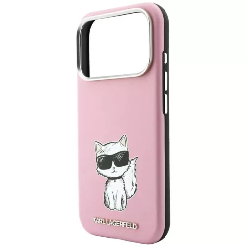  iPhone 18 Pro / 17 Pro Rózsaszín Karl Lagerfeld Smooth Choupette Sk-3666339658083 7 kép