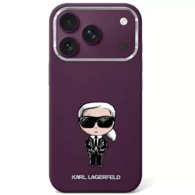  iPhone 18 Pro / 17 Pro bordó Karl Lagerfeld Smooth Ikonik Sketch Mag-3666339658045 1 kép