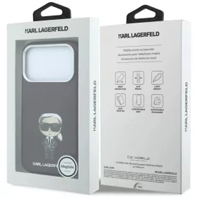  iPhone 18 Pro / 17 Pro bordó Karl Lagerfeld Smooth Ikonik Sketch Mag-3666339658045 2 kép