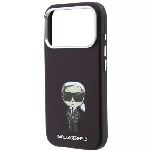  iPhone 18 Pro / 17 Pro bordó Karl Lagerfeld Smooth Ikonik Sketch Mag-3666339658045 4 kép