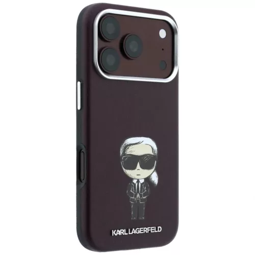  iPhone 18 Pro / 17 Pro bordó Karl Lagerfeld Smooth Ikonik Sketch Mag-3666339658045 8 kép