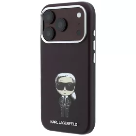  Apple iPhone 18 Pro Max / 17 Pro Max bordó Karl Lagerfeld Smooth Iko-3666339658052 2 kép