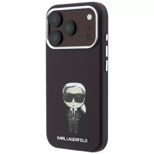  Apple iPhone 18 Pro Max / 17 Pro Max bordó Karl Lagerfeld Smooth Iko-3666339658052 2 kép
