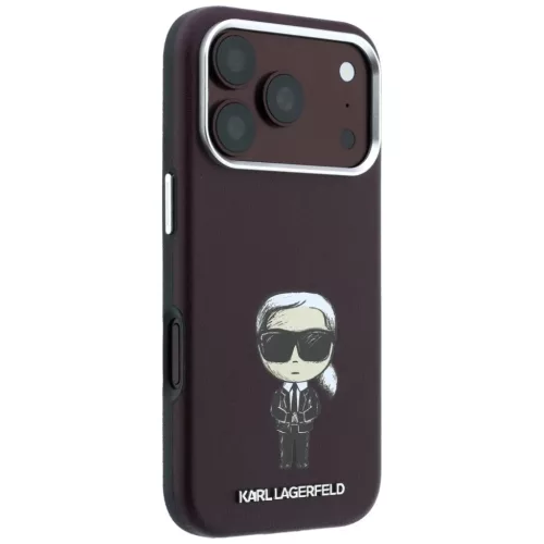  Apple iPhone 18 Pro Max / 17 Pro Max bordó Karl Lagerfeld Smooth Iko-3666339658052 4 kép