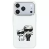  iPhone 18 Pro / 17 Pro bézs Karl Lagerfeld Smooth Karl & Choupette B-3666339657802 3 kép