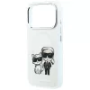  iPhone 18 Pro / 17 Pro bézs Karl Lagerfeld Smooth Karl & Choupette B-3666339657802 6 kép