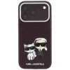  iPhone 18 Pro / 17 Pro Bordó Karl Lagerfeld Smooth Karl & Choupette -3666339657840 3 kép