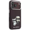  iPhone 18 Pro / 17 Pro Bordó Karl Lagerfeld Smooth Karl & Choupette -3666339657840 4 kép