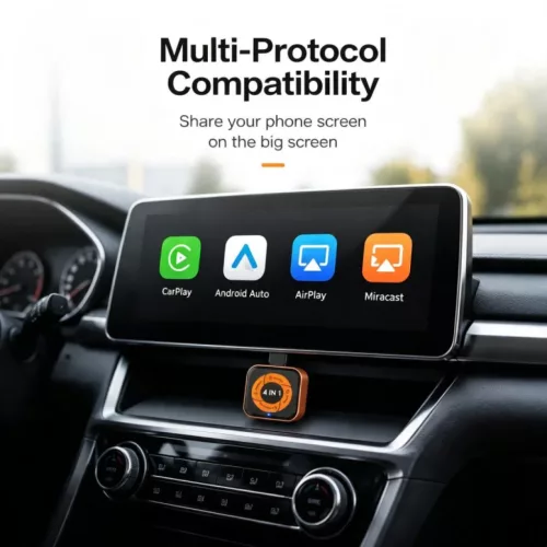 Carlinkit Mini Ultra6 vezeték nélküli CarPlay és Android Auto adap-0660982754881 2 kép