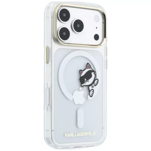  Apple iPhone 18 Pro Max / 17 Pro Max átlátszó Karl Lagerfeld Peeka-3666339661939 4 kép