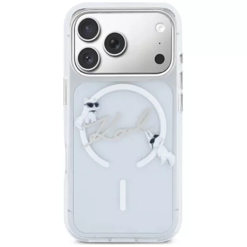  iPhone 18 Pro Max / 17 Pro Max Karl Lagerfeld Script logós MagSafe �-3666339661656 3 kép