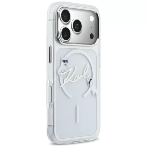  iPhone 18 Pro Max / 17 Pro Max Karl Lagerfeld Script logós MagSafe �-3666339661656 4 kép