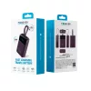 Forever Vibe-TB65 PD QC 65 W 20 000 mAh külső akkumulátor, bordó p-5908067010367 3 kép