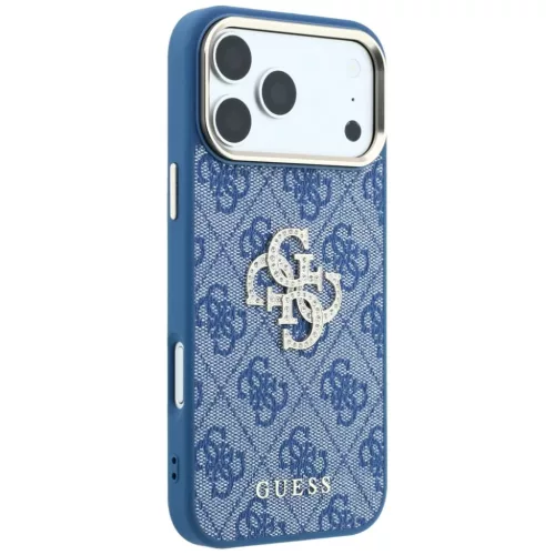 Apple iPhone 18 Pro Max / iPhone 17 Pro Max kék Guess 4G & Big Strass-3666339653071 10 kép