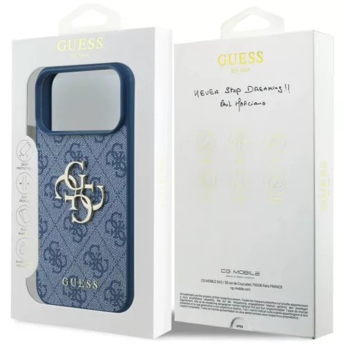  Apple iPhone 18 Pro Max / iPhone 17 Pro Max kék Guess 4G Big Logo me-3666339650742 8 kép