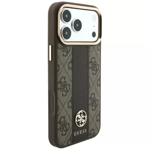  iPhone 18 Pro / iPhone 17 Pro barna Guess 4G with Stripe Round and Cl-3666339652548 4 kép