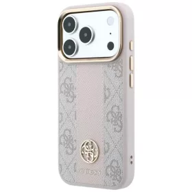 iPhone 18 Pro / iPhone 17 Pro rózsaszín Guess 4G csíkos, kerek és-3666339652623 2 kép