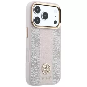  iPhone 18 Pro Max / iPhone 17 Pro Max rózsaszín Guess 4G csíkos, k-3666339652630 2 kép