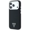  iPhone 18 Pro / 17 Pro fekete Guess Grained Triangle Logo MagSafe tok-3666339654740 2 kép