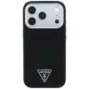  iPhone 18 Pro / 17 Pro fekete Guess Grained Triangle Logo MagSafe tok-3666339654740 3 kép