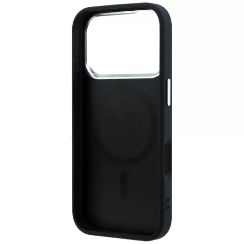  iPhone 18 Pro / 17 Pro fekete Guess Grained Triangle Logo MagSafe tok-3666339654740 7 kép