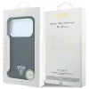  iPhone 18 Pro / 17 Pro fekete Guess Grained Triangle Logo MagSafe tok-3666339654740 8 kép