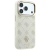  iPhone 18 Pro / 17 Pro bézs Guess Peony 4G Small Logo MagSafe tok-3666339654221 4 kép