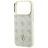  iPhone 18 Pro / 17 Pro bézs Guess Peony 4G Small Logo MagSafe tok-3666339654221 6 kép