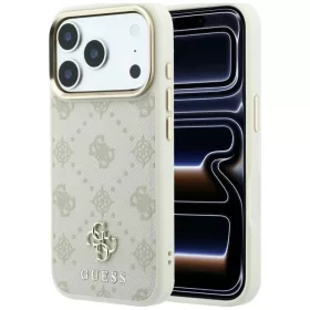 iPhone 18 Pro Max / 17 Pro Max bézs Guess Peony 4G Small Logo MagSaf-3666339654238 1 kép