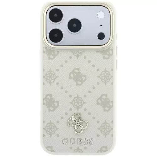  iPhone 18 Pro Max / 17 Pro Max bézs Guess Peony 4G Small Logo MagSaf-3666339654238 3 kép