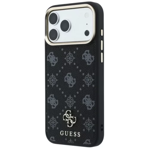  iPhone 18 Pro Max / 17 Pro Max fekete Guess Peony 4G Small Logo MagSa-3666339654115 2 kép