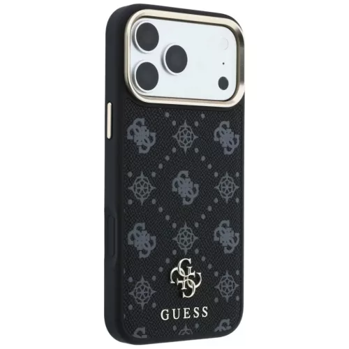  iPhone 18 Pro Max / 17 Pro Max fekete Guess Peony 4G Small Logo MagSa-3666339654115 4 kép