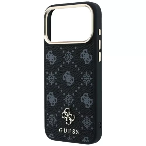  iPhone 18 Pro Max / 17 Pro Max fekete Guess Peony 4G Small Logo MagSa-3666339654115 6 kép
