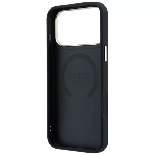  iPhone 18 Pro Max / 17 Pro Max fekete Guess Peony 4G Small Logo MagSa-3666339654115 7 kép