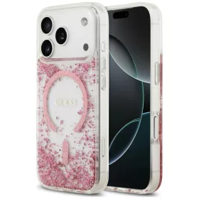  iPhone 18 Pro / iPhone 17 Pro rózsaszín Guess Resin Bottom Glitter -3666339673598 1 kép
