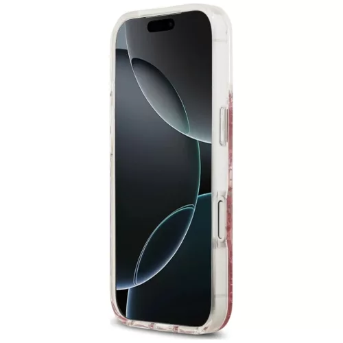  iPhone 18 Pro / iPhone 17 Pro rózsaszín Guess Resin Bottom Glitter -3666339673598 4 kép