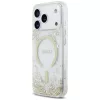  iPhone 18 Pro / iPhone 17 Pro arany Guess Resin Bottom Glitter MagSaf-3666339673574 2 kép