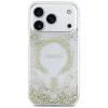  iPhone 18 Pro / iPhone 17 Pro arany Guess Resin Bottom Glitter MagSaf-3666339673574 3 kép
