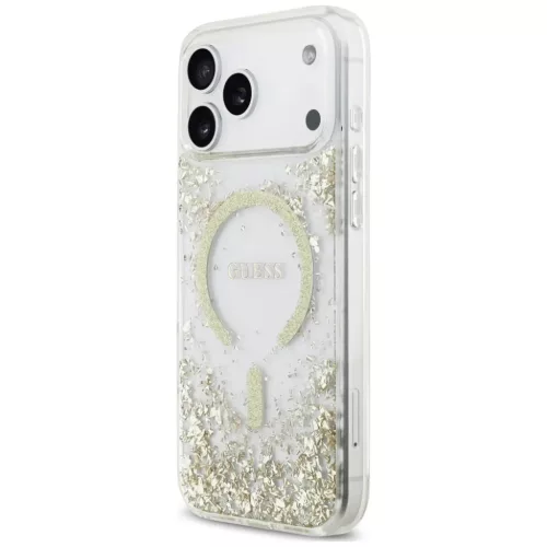  Apple iPhone 18 Pro Max / iPhone 17 Pro Max arany Guess Resin Bottom -3666339673581 2 kép