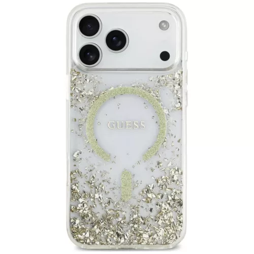  Apple iPhone 18 Pro Max / iPhone 17 Pro Max arany Guess Resin Bottom -3666339673581 3 kép