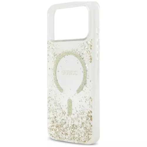  Apple iPhone 18 Pro Max / iPhone 17 Pro Max arany Guess Resin Bottom -3666339673581 6 kép