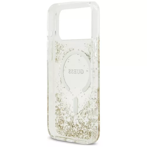  Apple iPhone 18 Pro Max / iPhone 17 Pro Max arany Guess Resin Bottom -3666339673581 7 kép