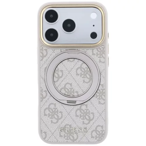  iPhone 18 Pro Max / 17 Pro Max rózsaszín Guess Ring Stand 360 4G Cl-3666339654634 3 kép