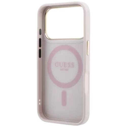  iPhone 18 Pro Max / 17 Pro Max rózsaszín Guess Ring Stand 360 4G Cl-3666339654634 7 kép