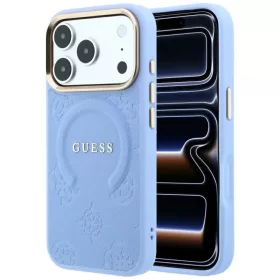 iPhone 18 Pro Max / 17 Pro Max világoskék Guess Saffiano Peony & Ri-3666339654474 1 kép