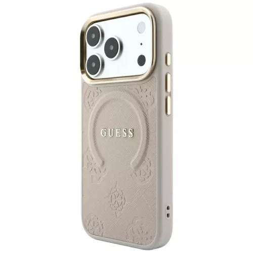  Apple iPhone 18 Pro Max / 17 Pro Max rózsaszín Guess Saffiano Peony-3666339654559 2 kép