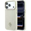  iPhone 18 Pro / iPhone 17 Pro bézs Guess Stripe Peony 4G Logo MagSaf-3666339653187 1 kép