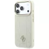  iPhone 18 Pro / iPhone 17 Pro bézs Guess Stripe Peony 4G Logo MagSaf-3666339653187 2 kép