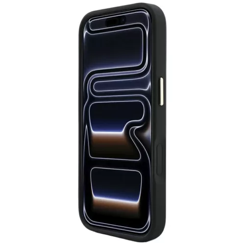  Apple iPhone 18 Pro Max / 17 Pro Max fekete Guess Stripe Peony 4G Log-3666339653231 5 kép